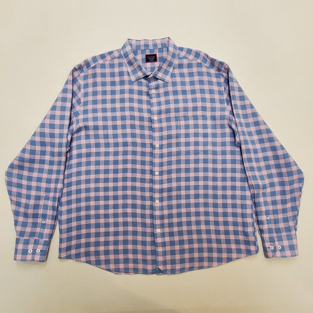Untuckit Linen Wrinkle Resistant Button Down Xxxl - image 2